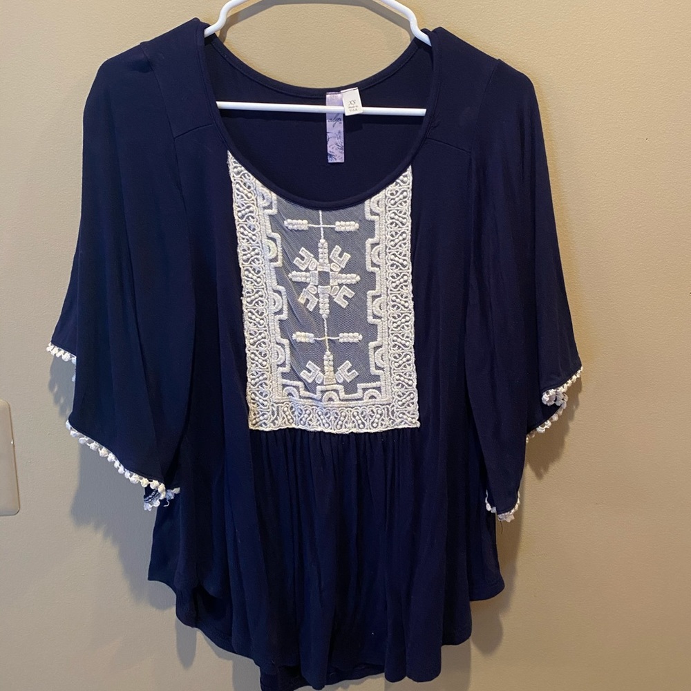 Francesca’s flowy blouse